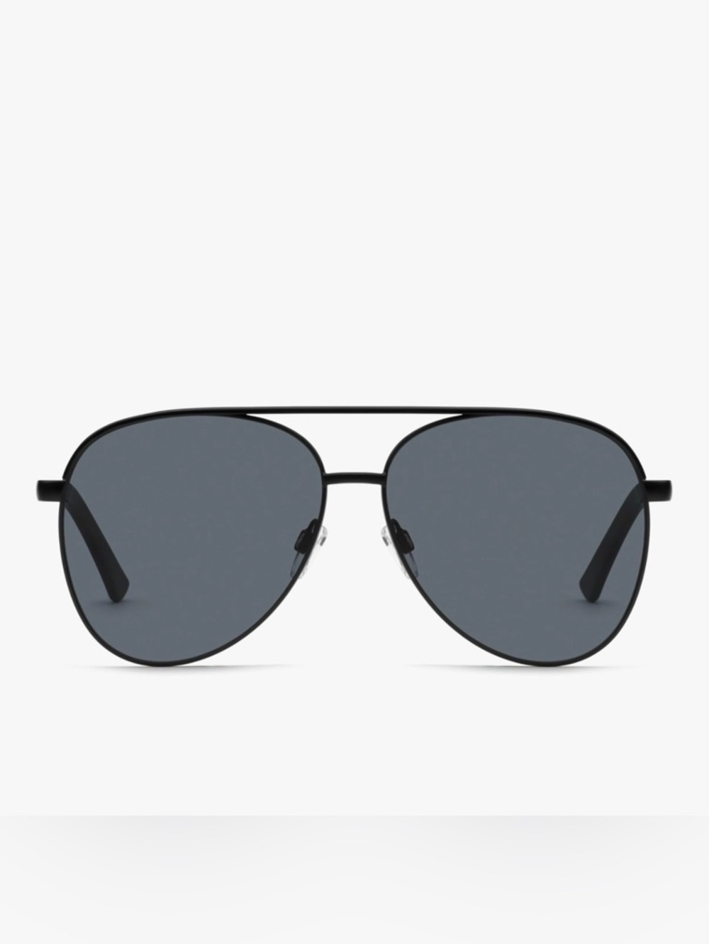 Quay Vivienne Aviator Sunglasses in Black